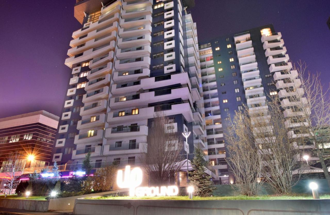 Upground Residence Apartments Bukarest Exteriör bild